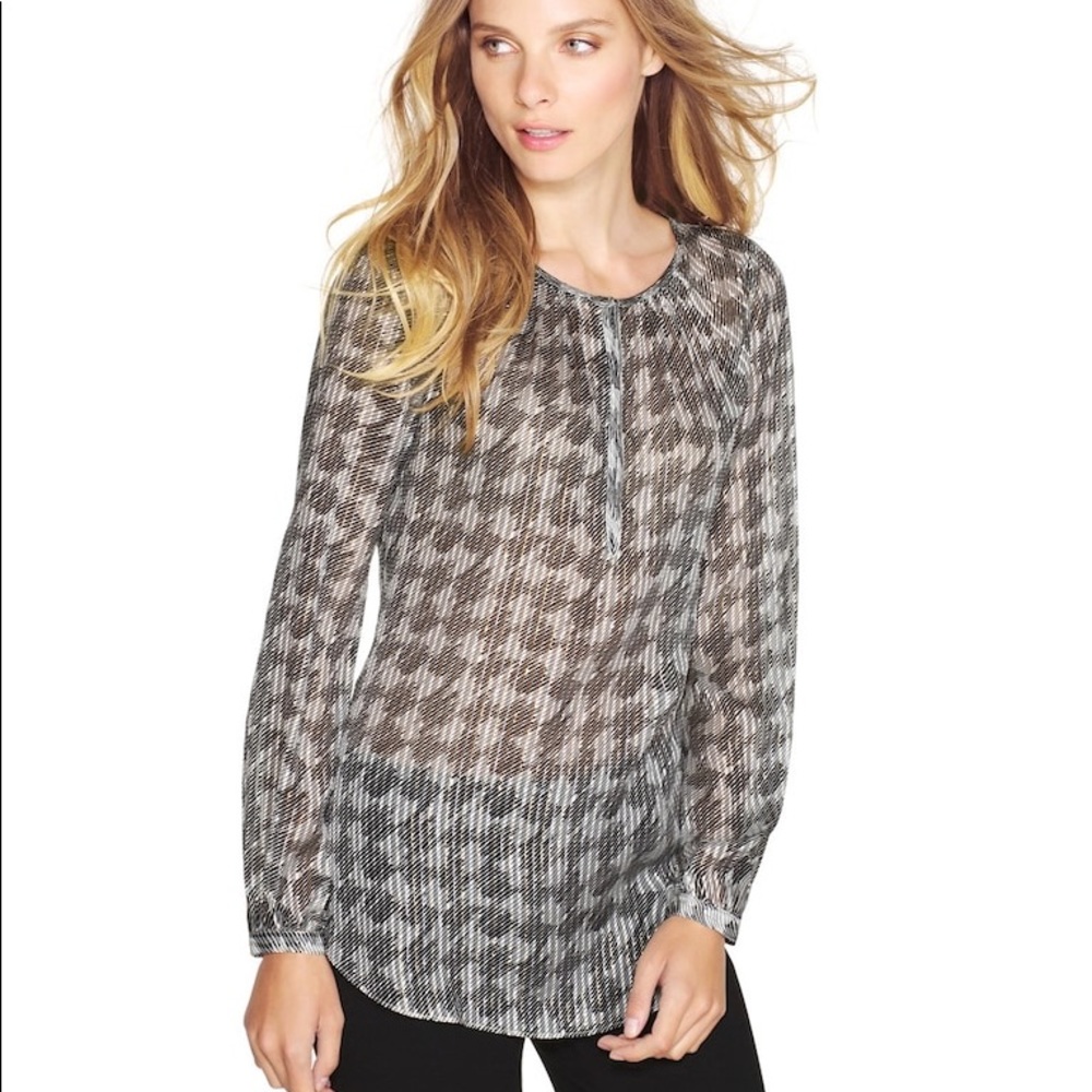 NWOT White House Black Market sz 14 silk top